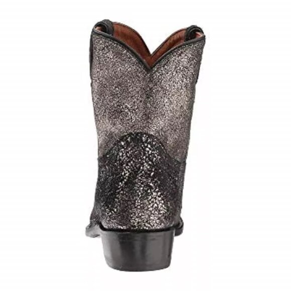 NEW FRYE Women's Billy Short Boot Gold Brushed Metallic - Picture 2 of 6